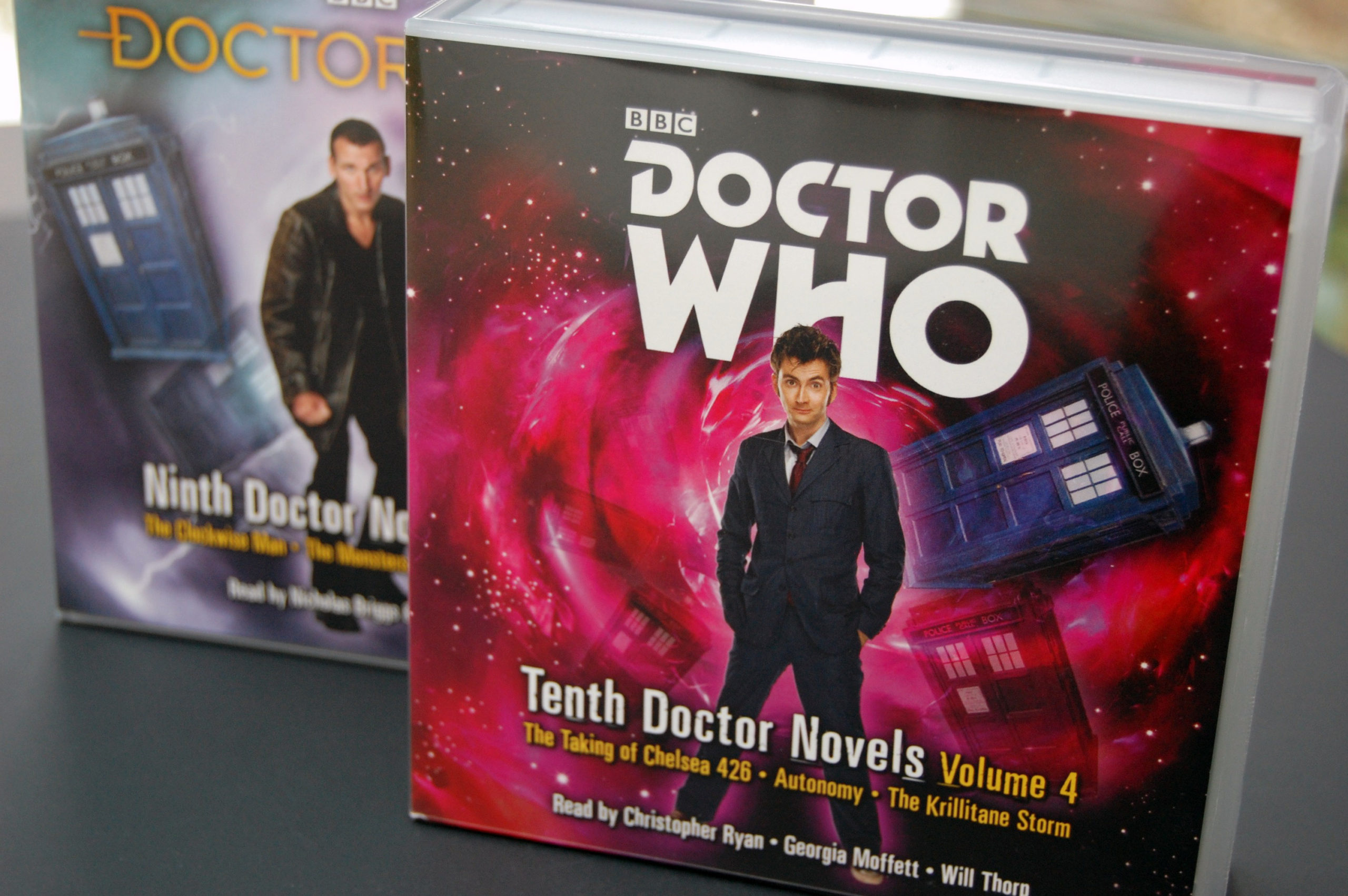 Doctor Who audio CD packaging