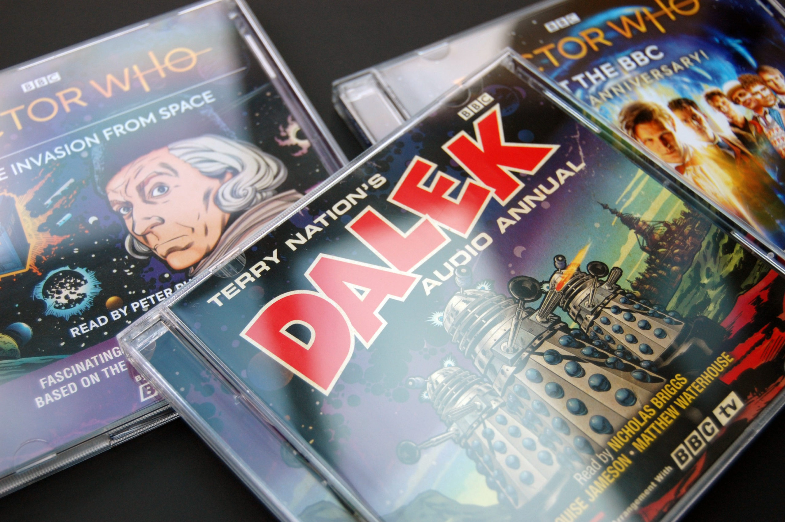 Dalek audio CD packaging