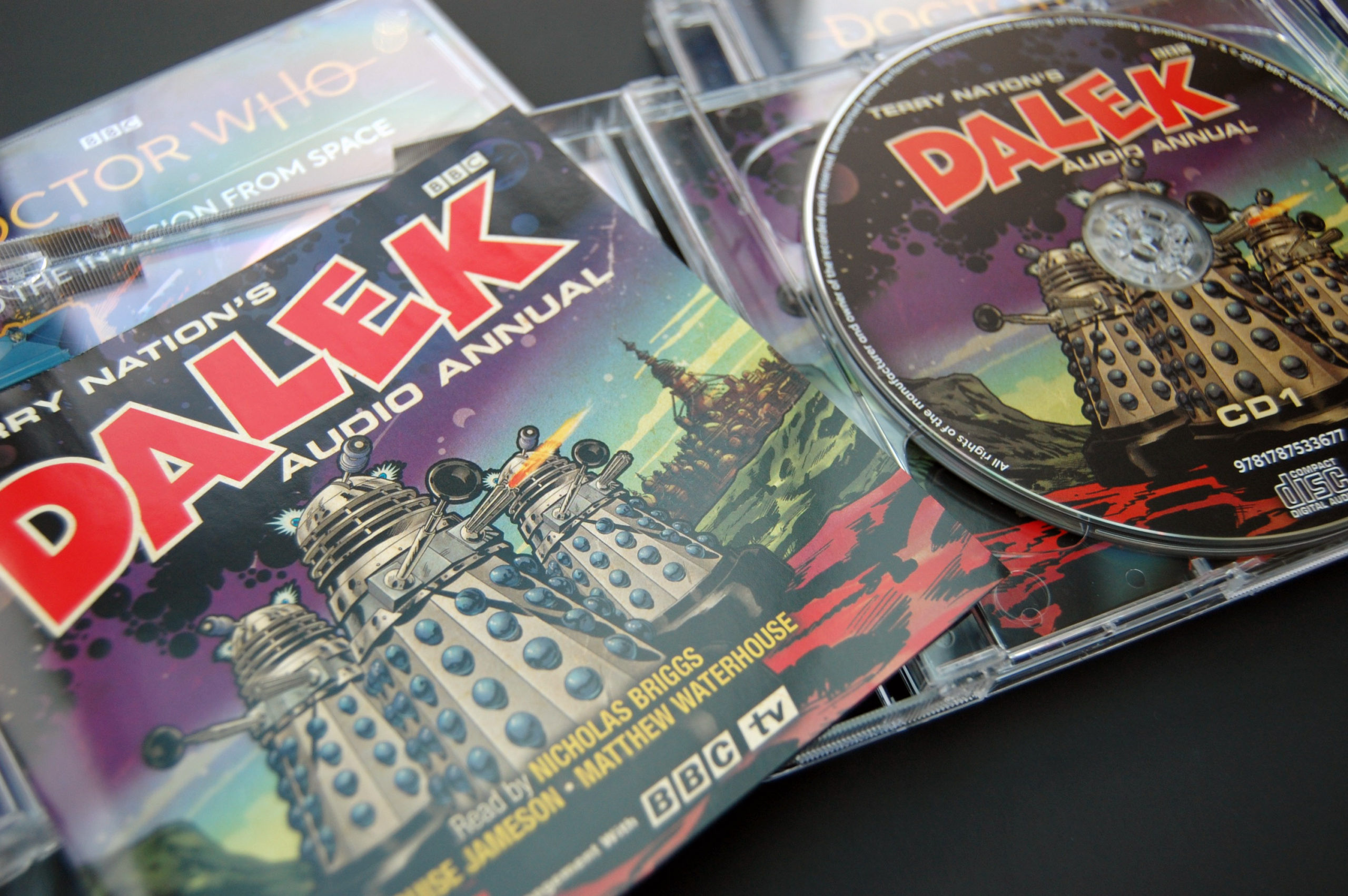 Dalek audio CD packaging